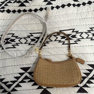 Coach straw Teri bag